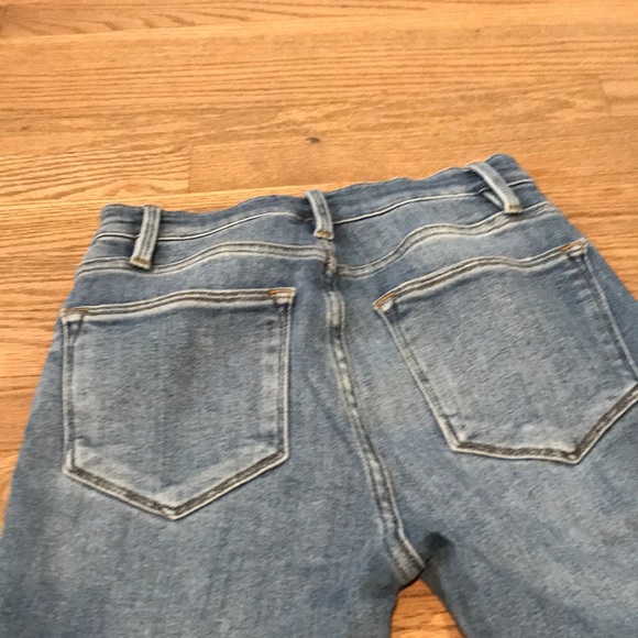 FRAME Le High Skinny Raw-Edge Stagger In Westways - Picture 7 of 8